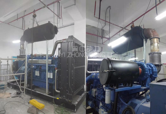 720kw玉柴柴油发电机组现场图3